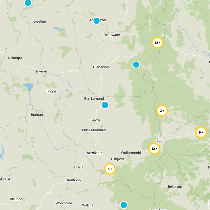 Armidale Regional Static Map