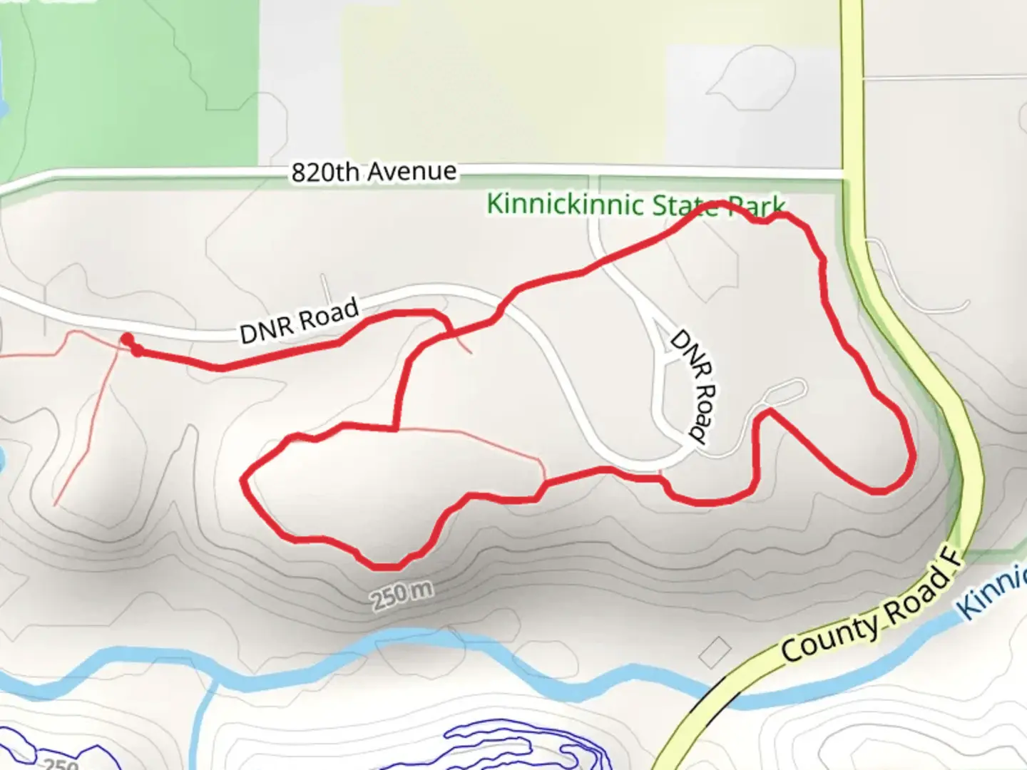An image depicting the trail Pink Loop Trail and its surrounding area.