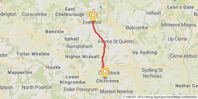 Frome Valley Trail stage 2 Map