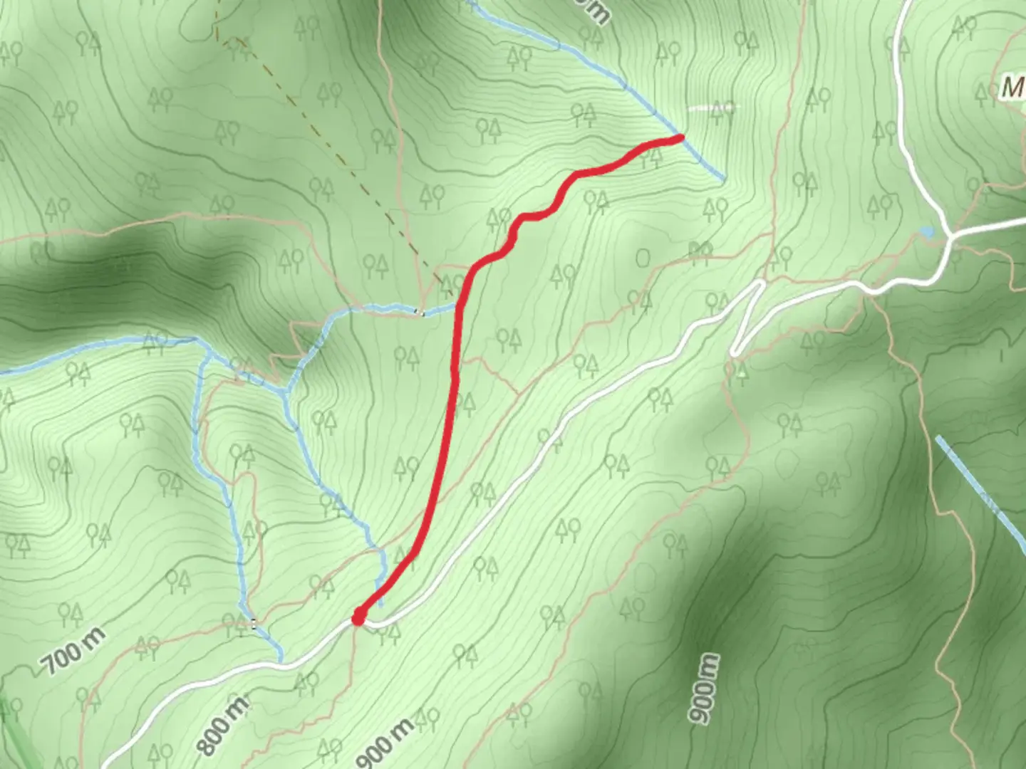 An image depicting the trail March Cataract Falls Trail and its surrounding area.