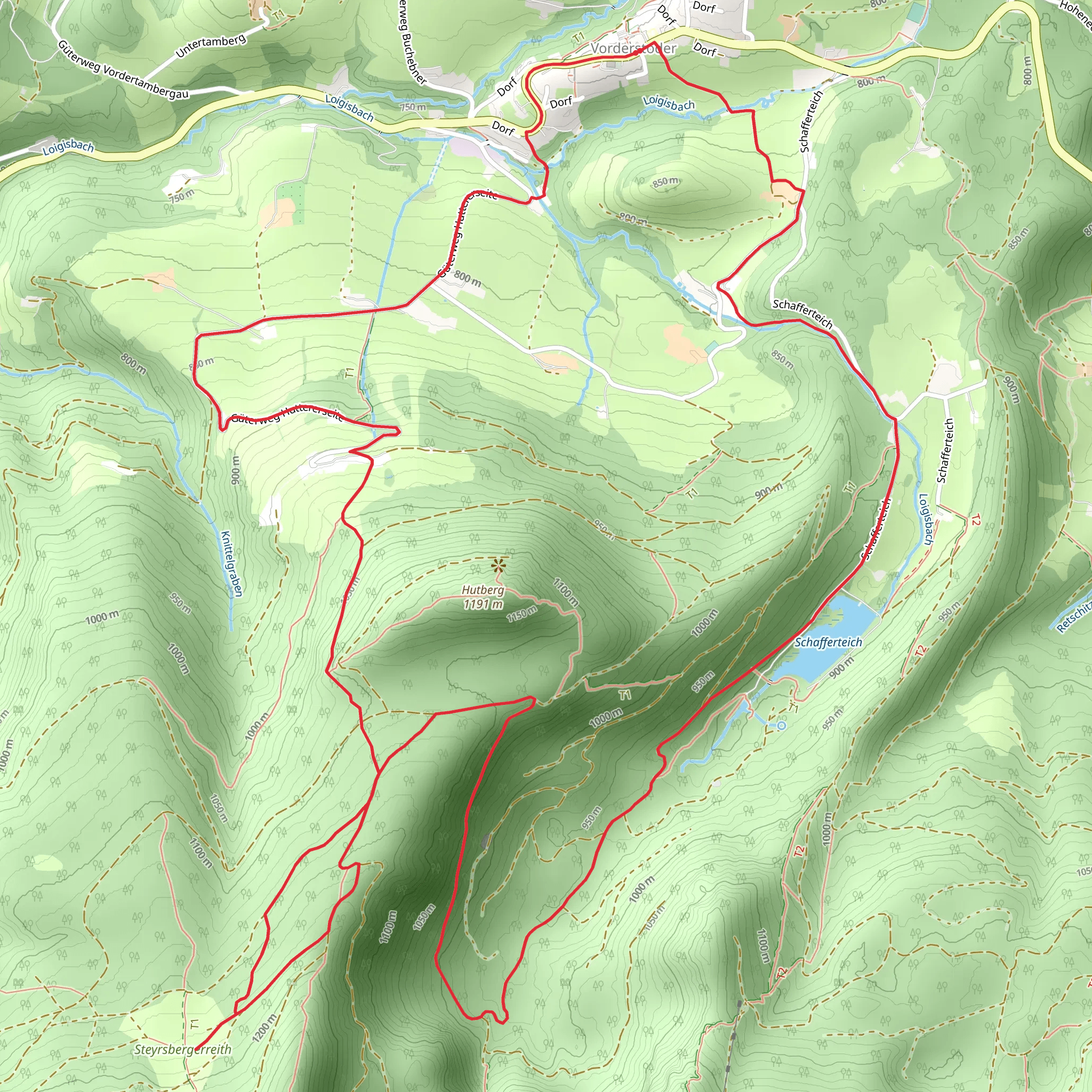 Steyrsbergerreith Round mobile static map