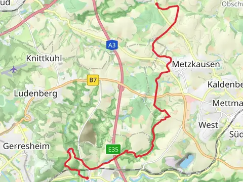 Niederheide to Erkrath Walk