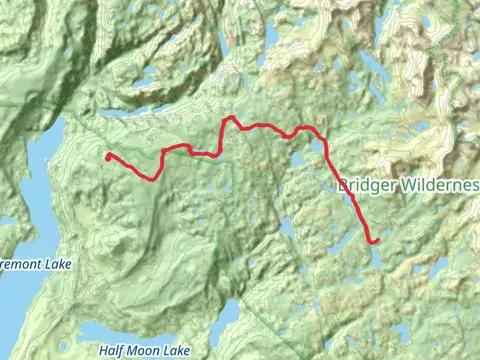 Pole Creek Trail and Highline Trail