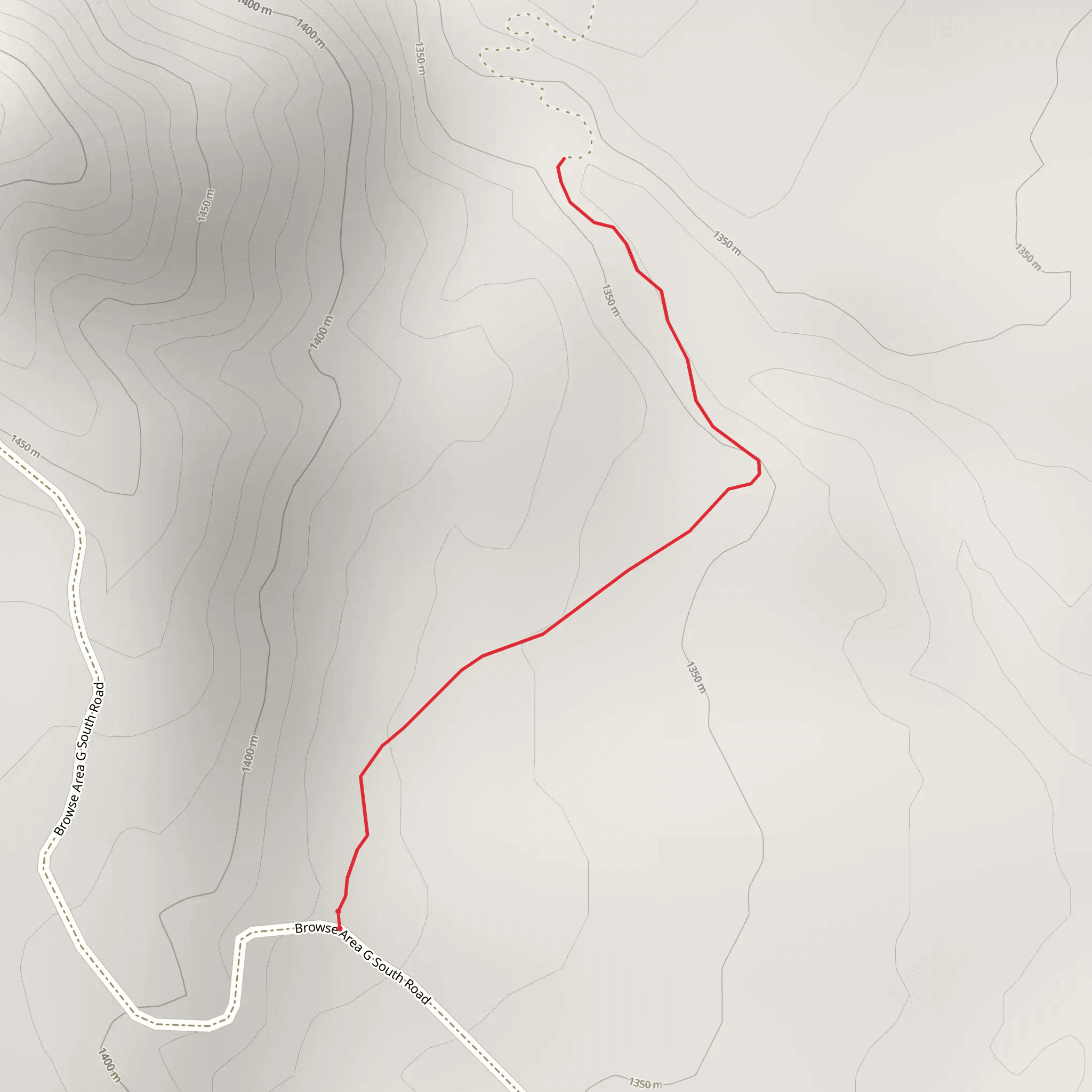 South Ash Creek mobile static map