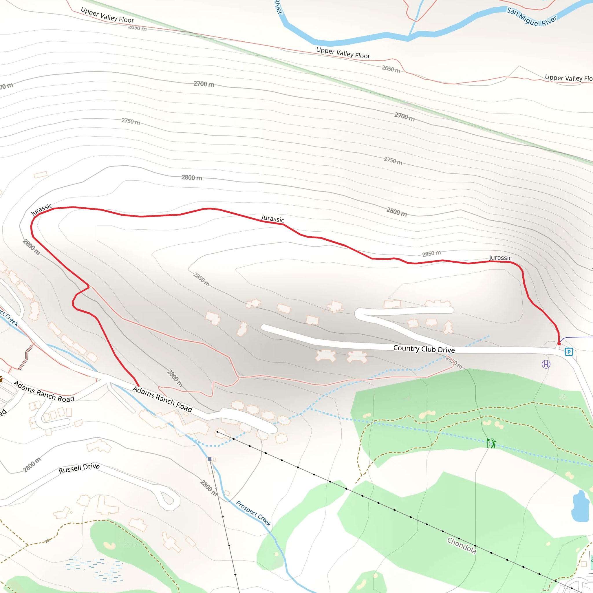 Jurassic Walk mobile static map