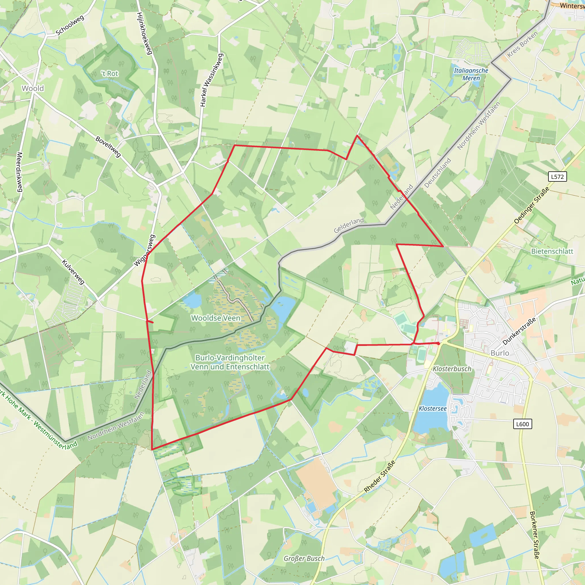 De Harr, Veenhuis and Borkense Loop mobile static map