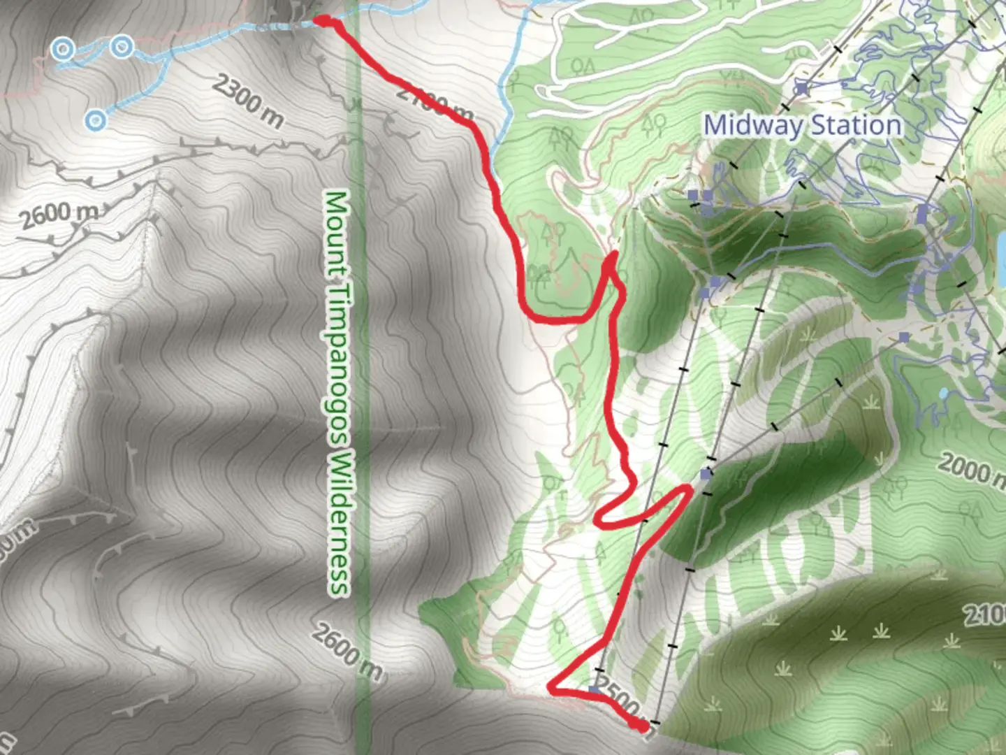 An image depicting the trail Stewart Falls Upper Trail and its surrounding area.