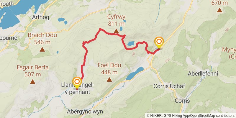 Hope House Way stage 18 Map