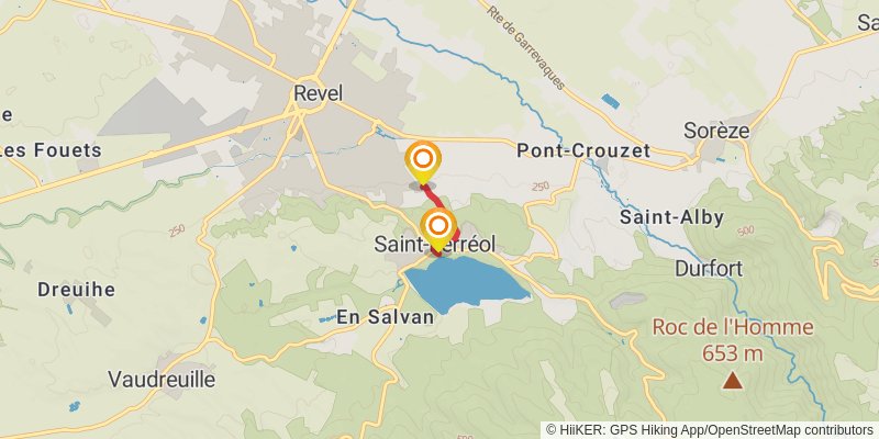 Via Tolosana spur 4 Map