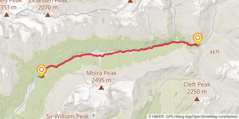 Rees - Dart Track stage 3 Map