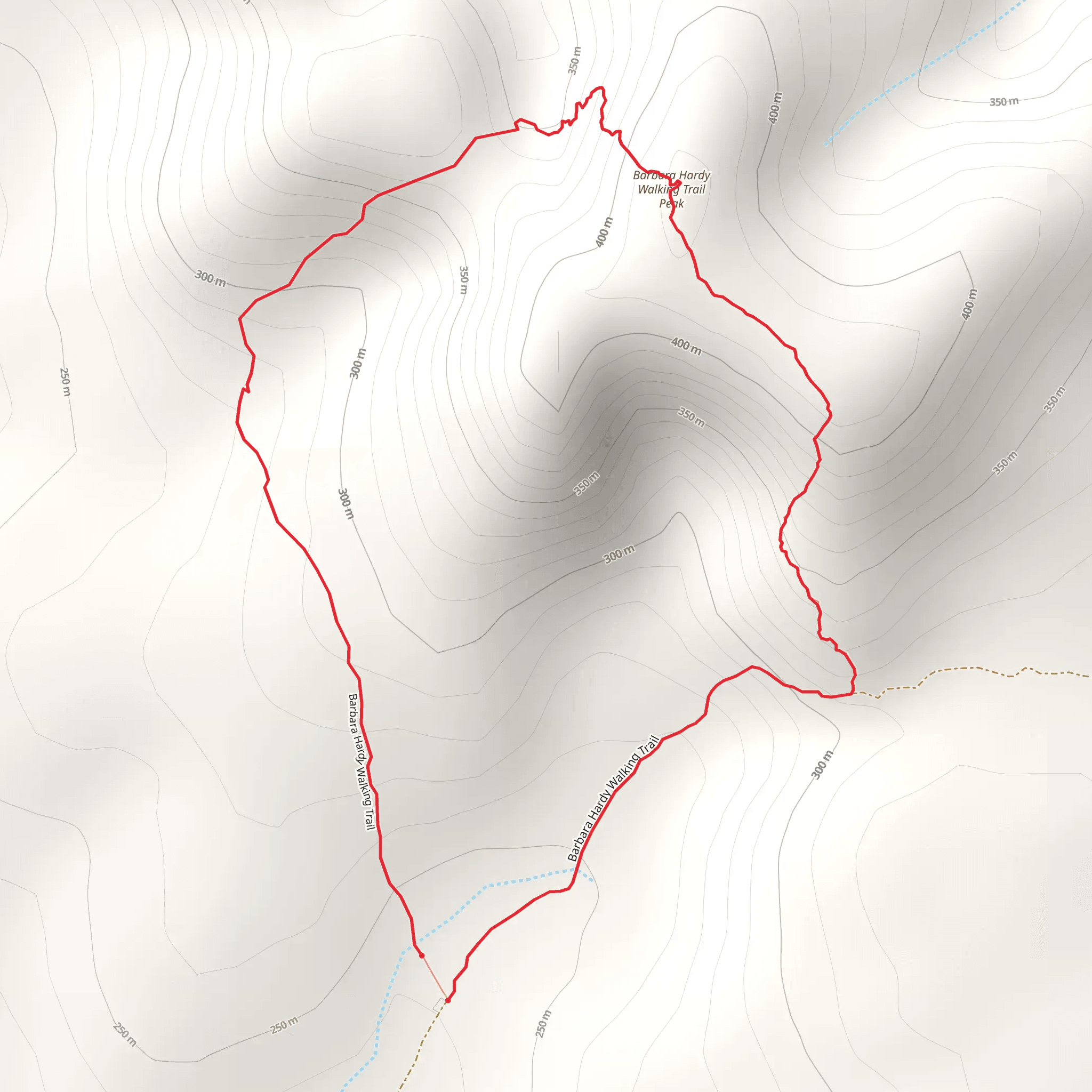 Barbara Hardy Walking Trail mobile static map