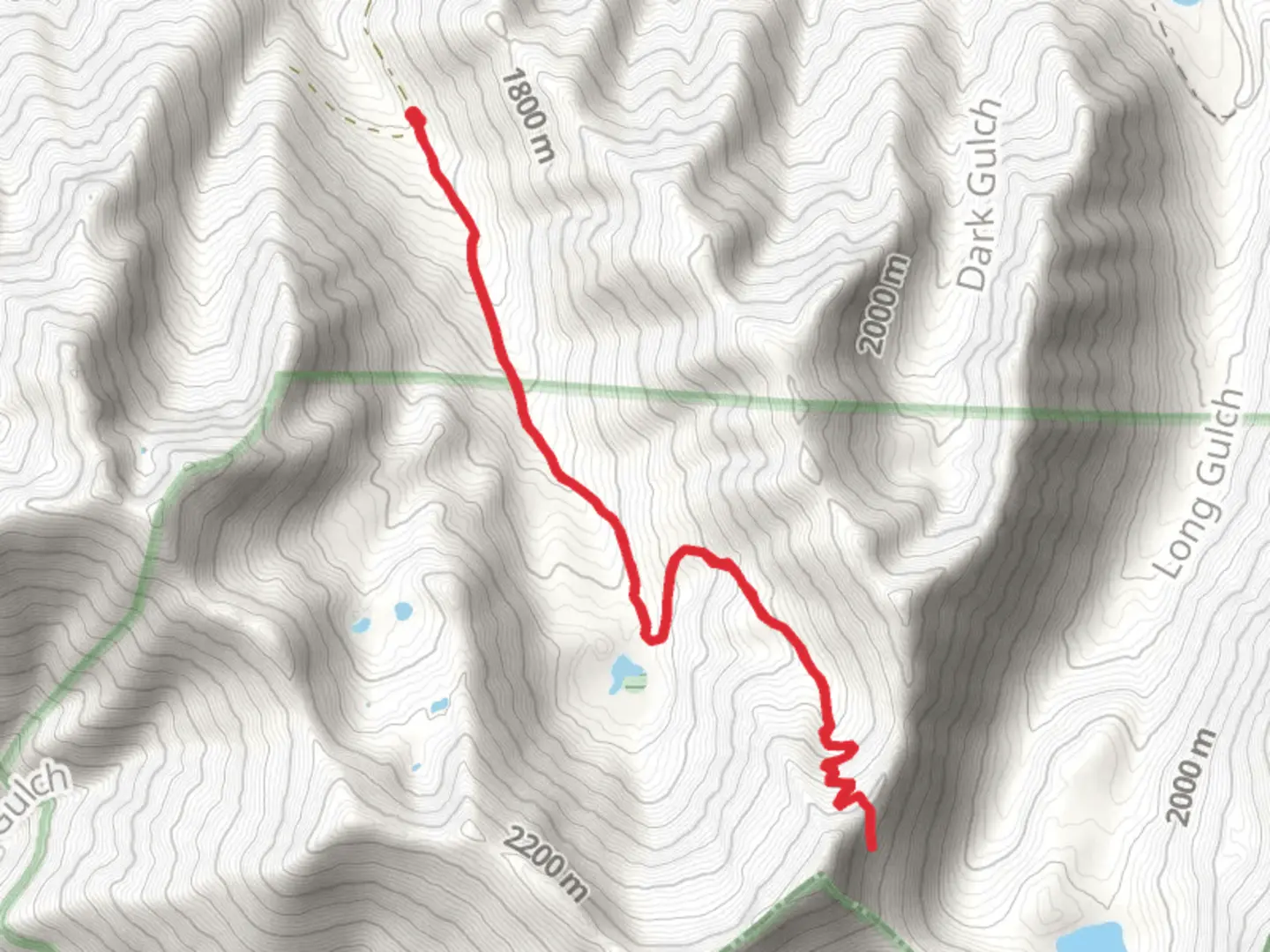 An image depicting the trail Fish Lake Creek Trail and its surrounding area.