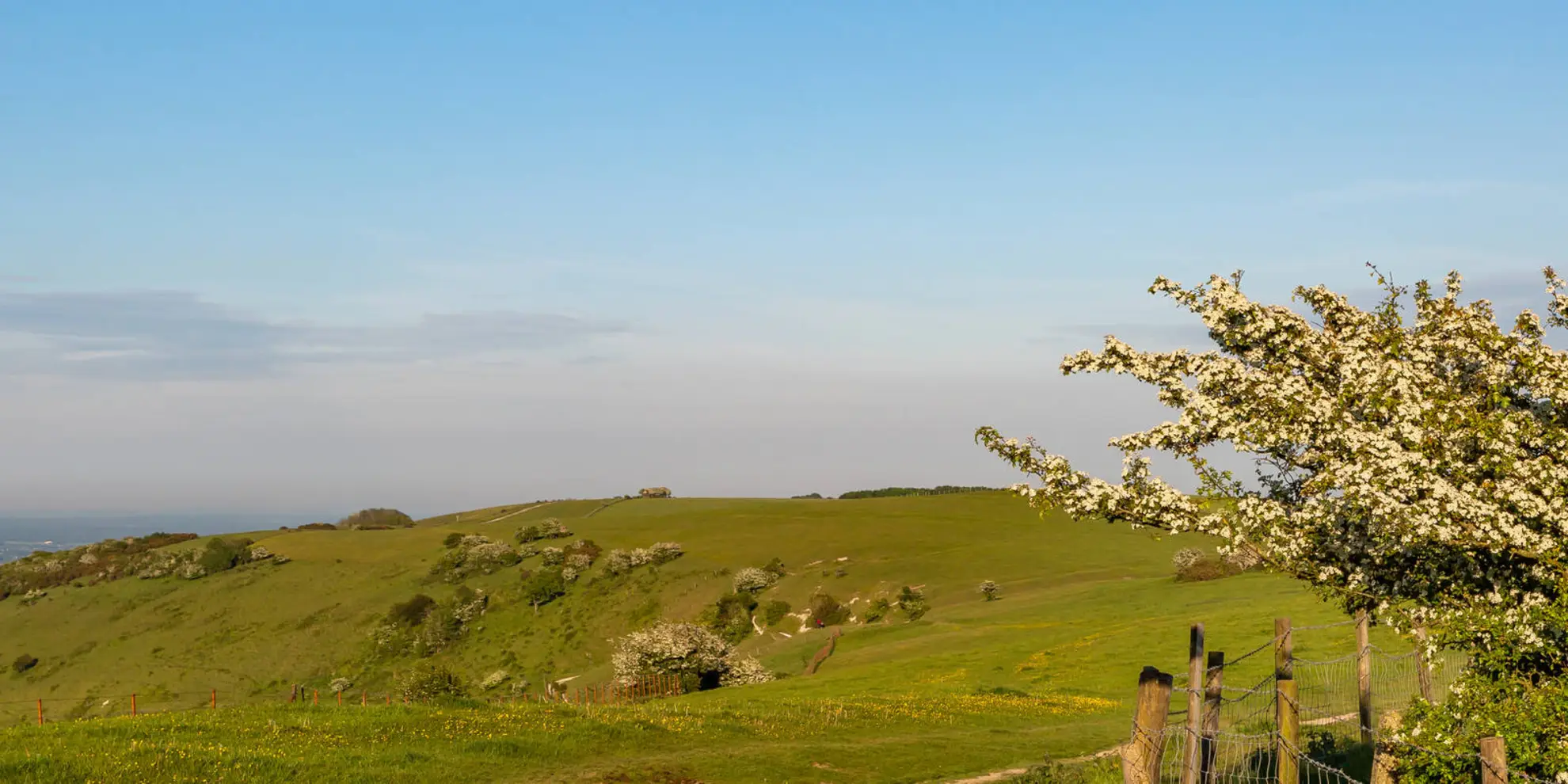 An image depicting the trail Ditchling - Westmeston and Ditchling Beacon and its surrounding area.