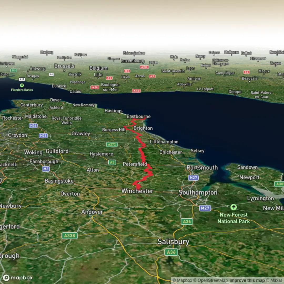 An image depicting the trail South Downs Way Saturday and its surrounding area.