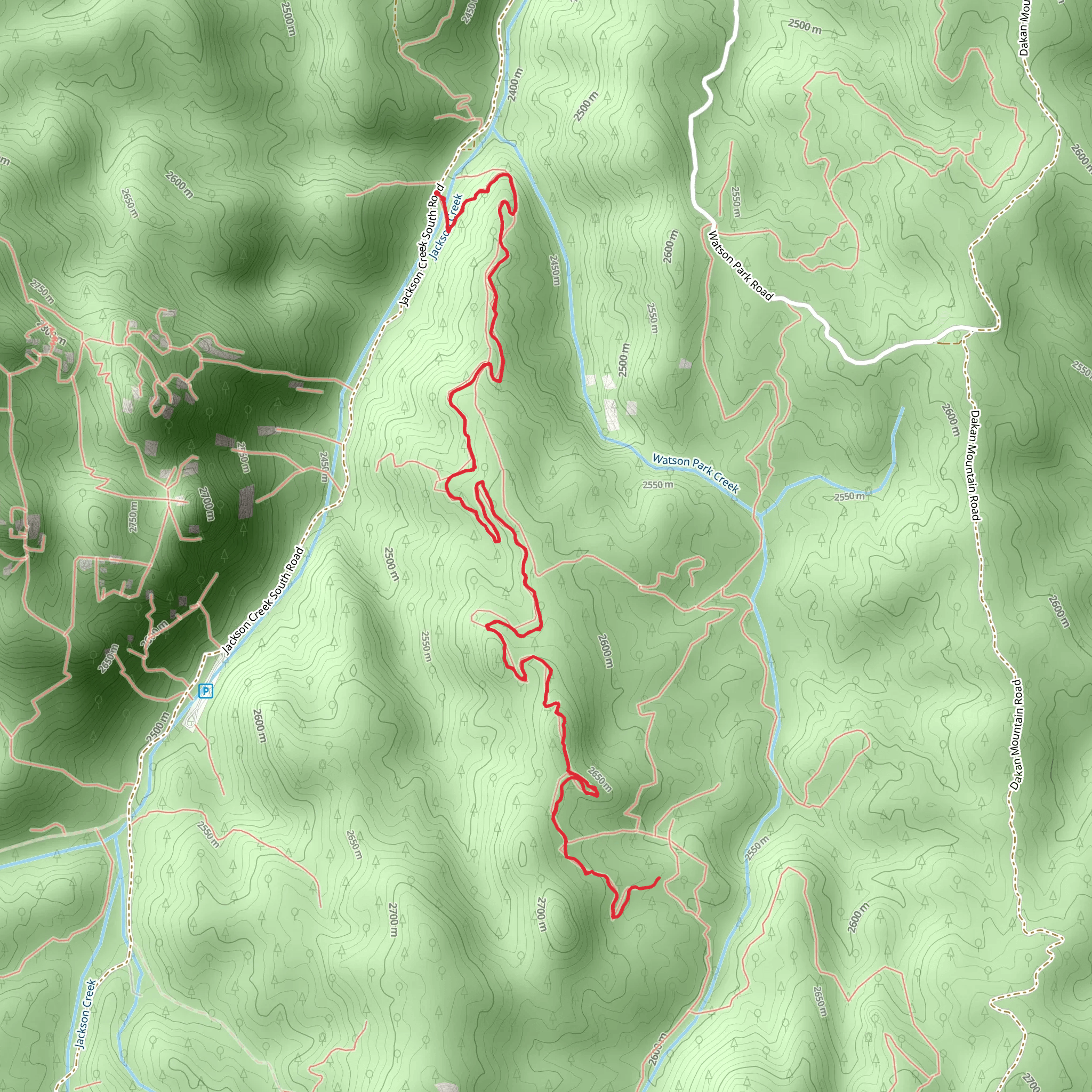Tornado Alley Trail mobile static map