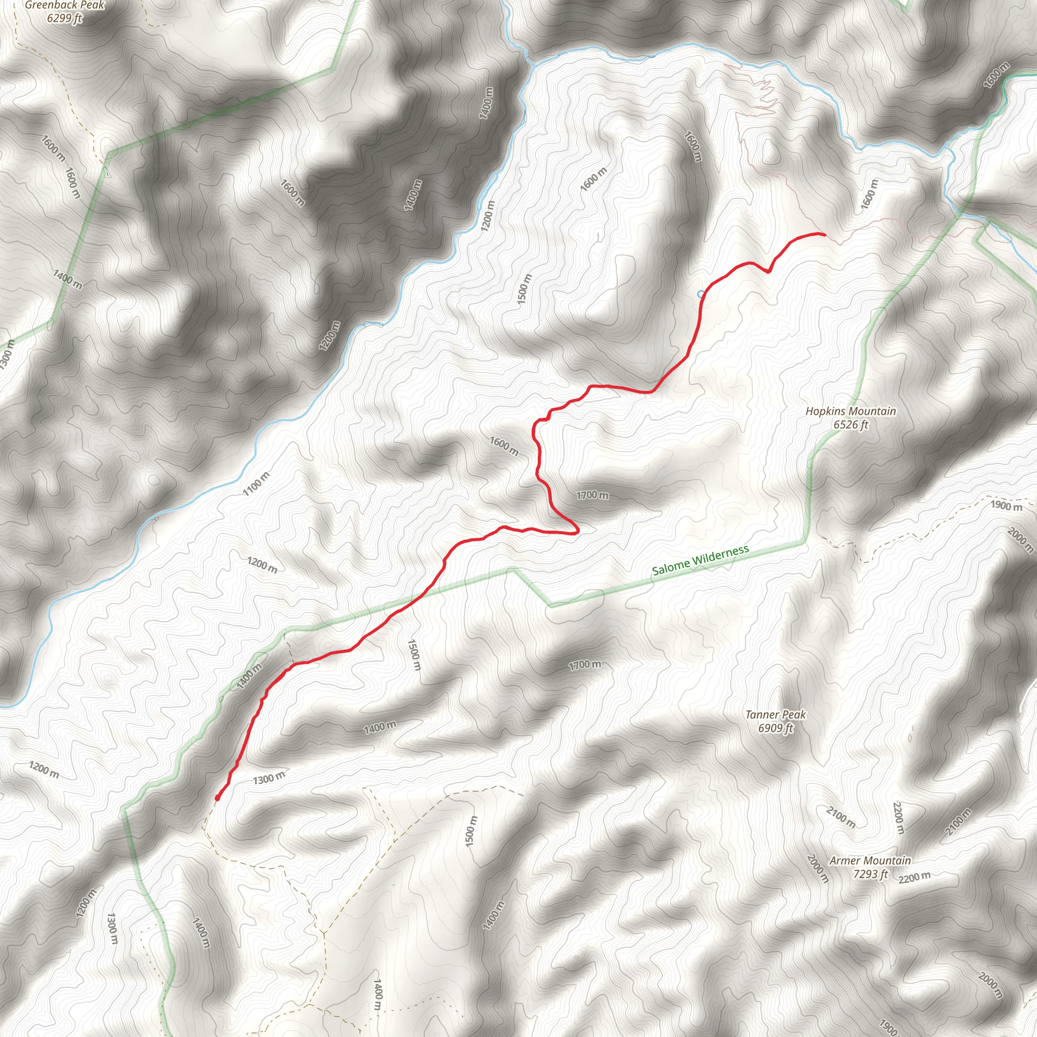 Boyer Trail mobile static map