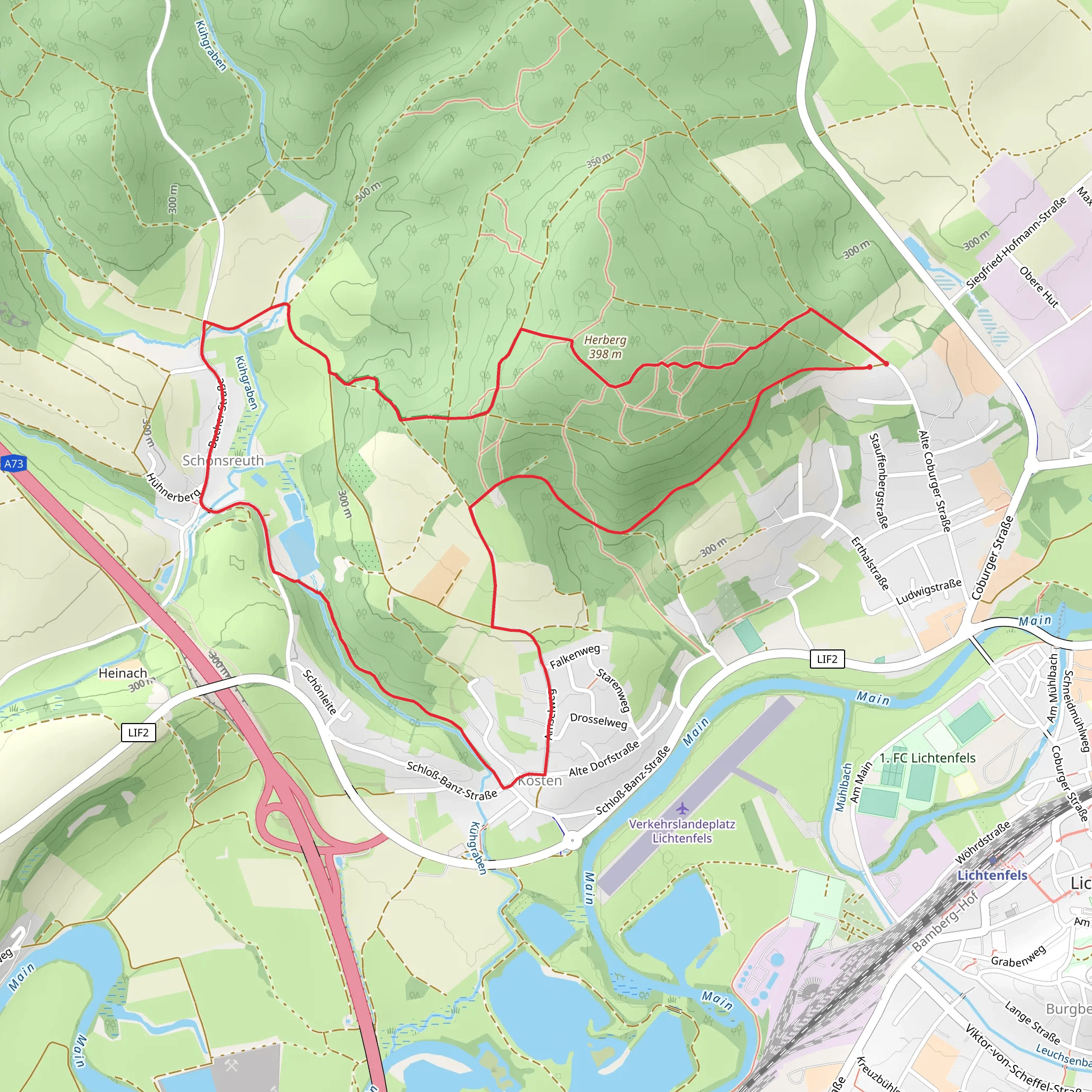 Aussichtstrum-Kroestner Gruendla mobile static map