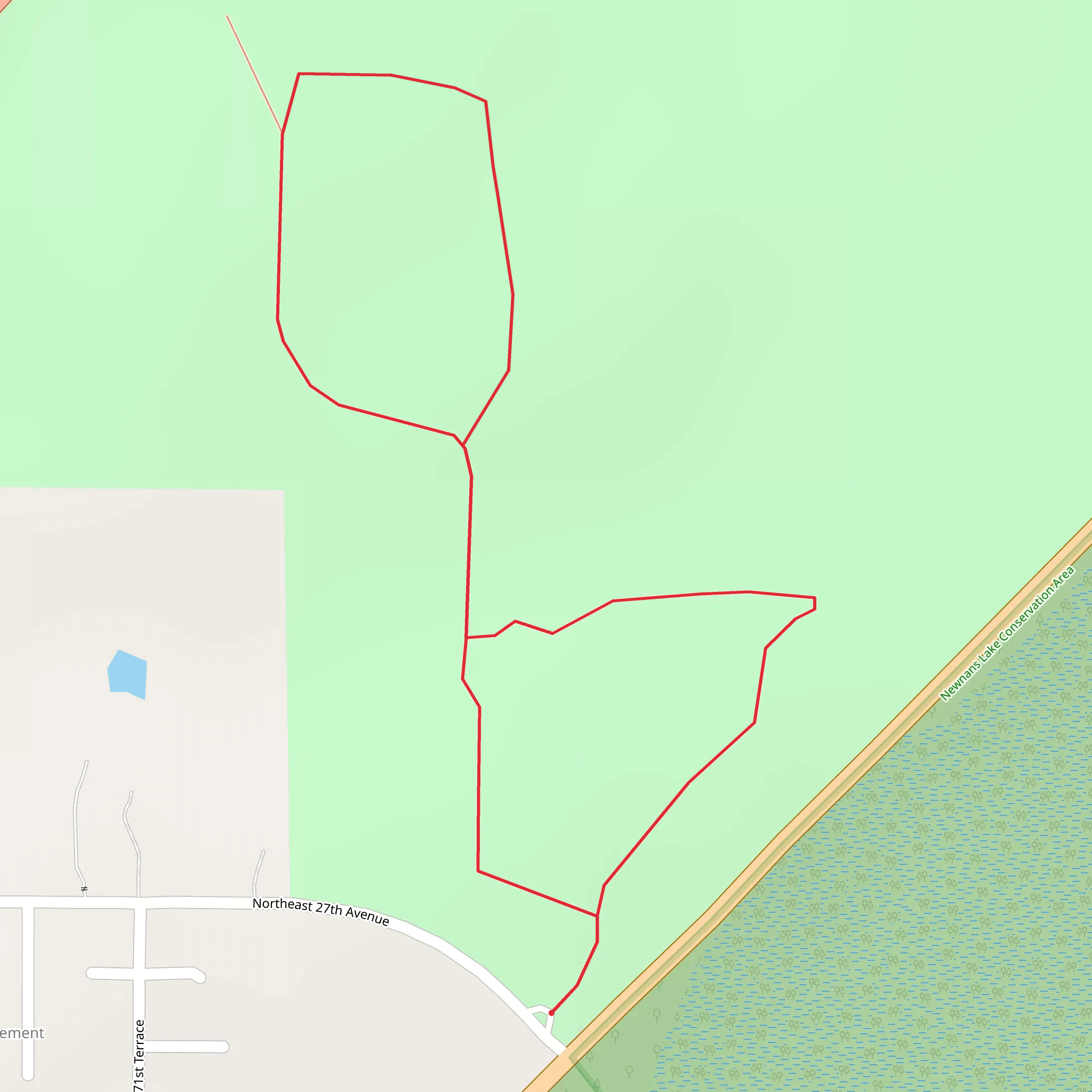 Gum Root Park Loop mobile static map