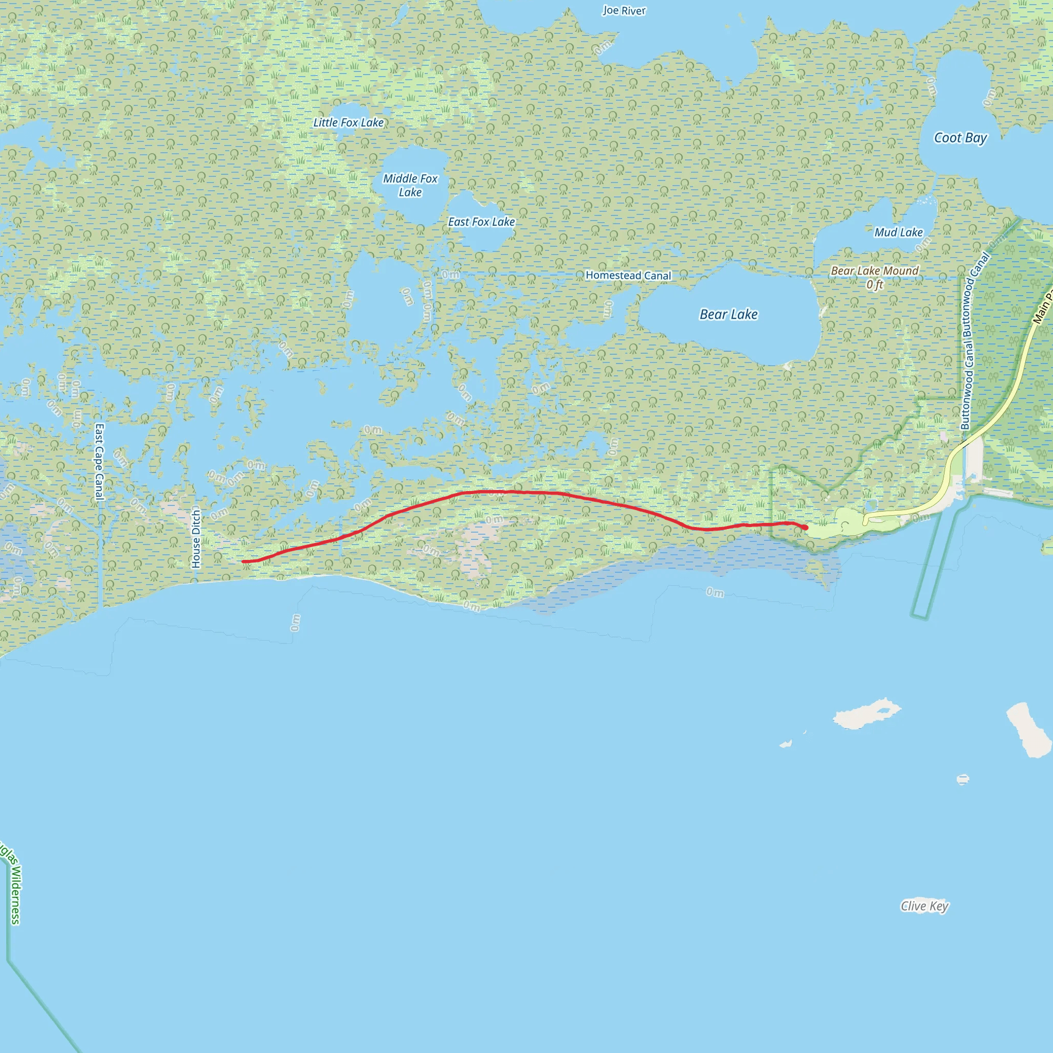 Coastal Prairie Trail mobile static map