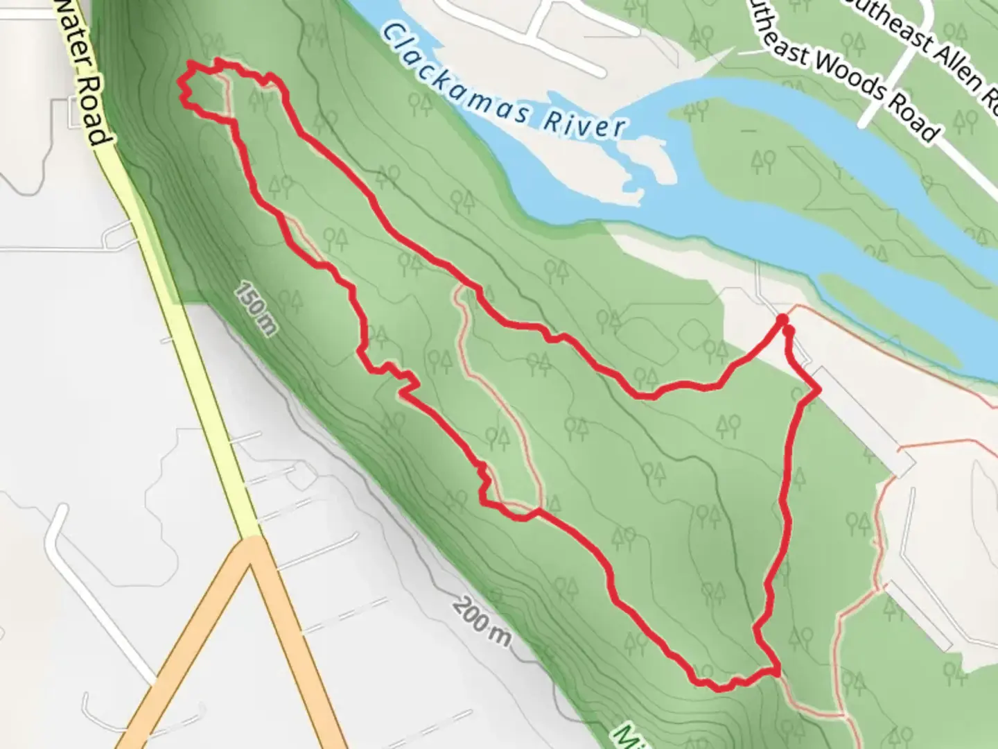 An image depicting the trail Maple Ridge Loop Trail and its surrounding area.