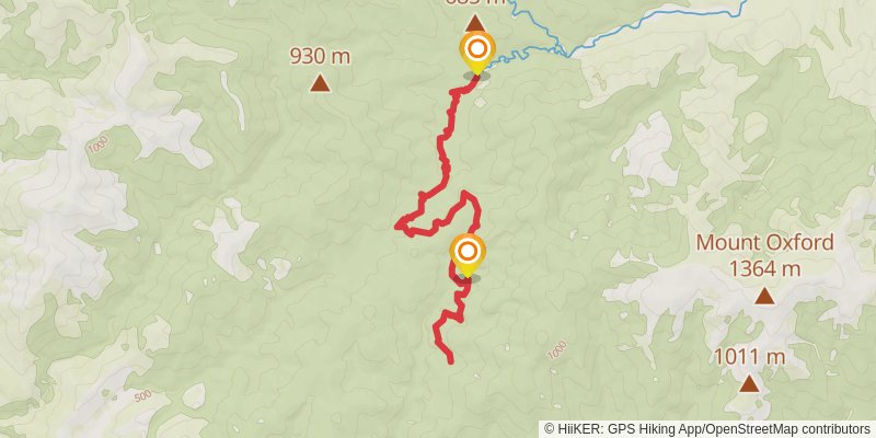 Black Hill Track via Wharfedale Track stage 2 Map