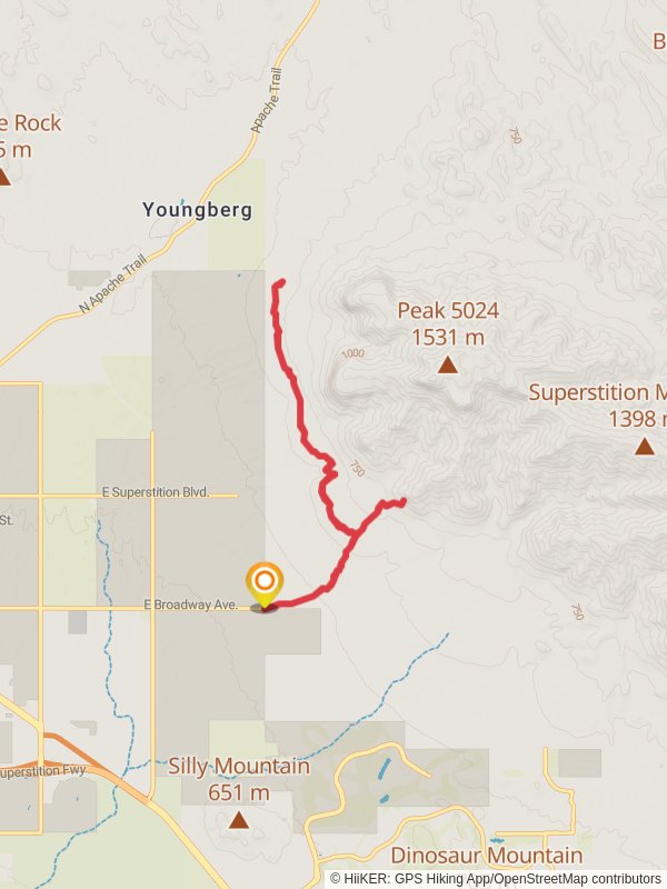 Jacob's Crosscut and Broadway Cave Trail