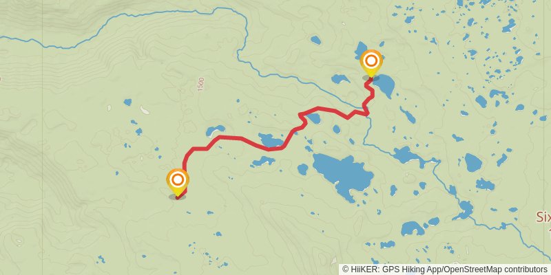 McBee Trail stage 2 Map