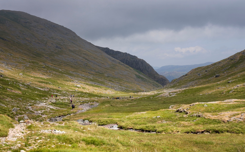 An image depicting the trail Base Brown and its surrounding area.
