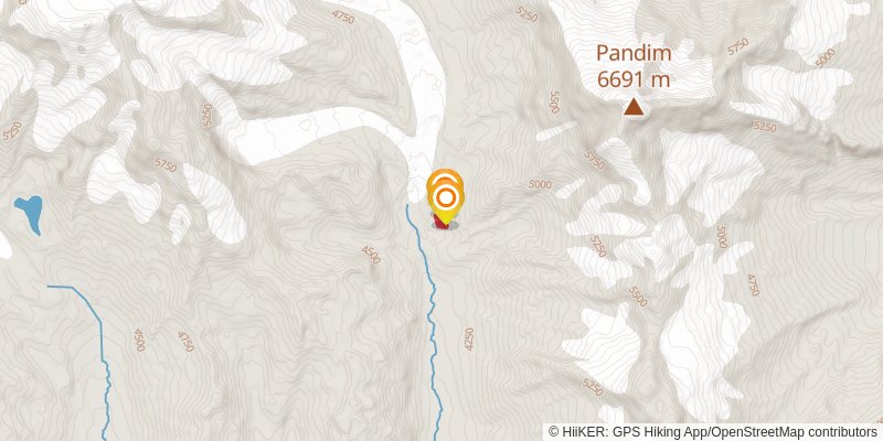 Yuksom - Goecha La Trek alt 2 Map