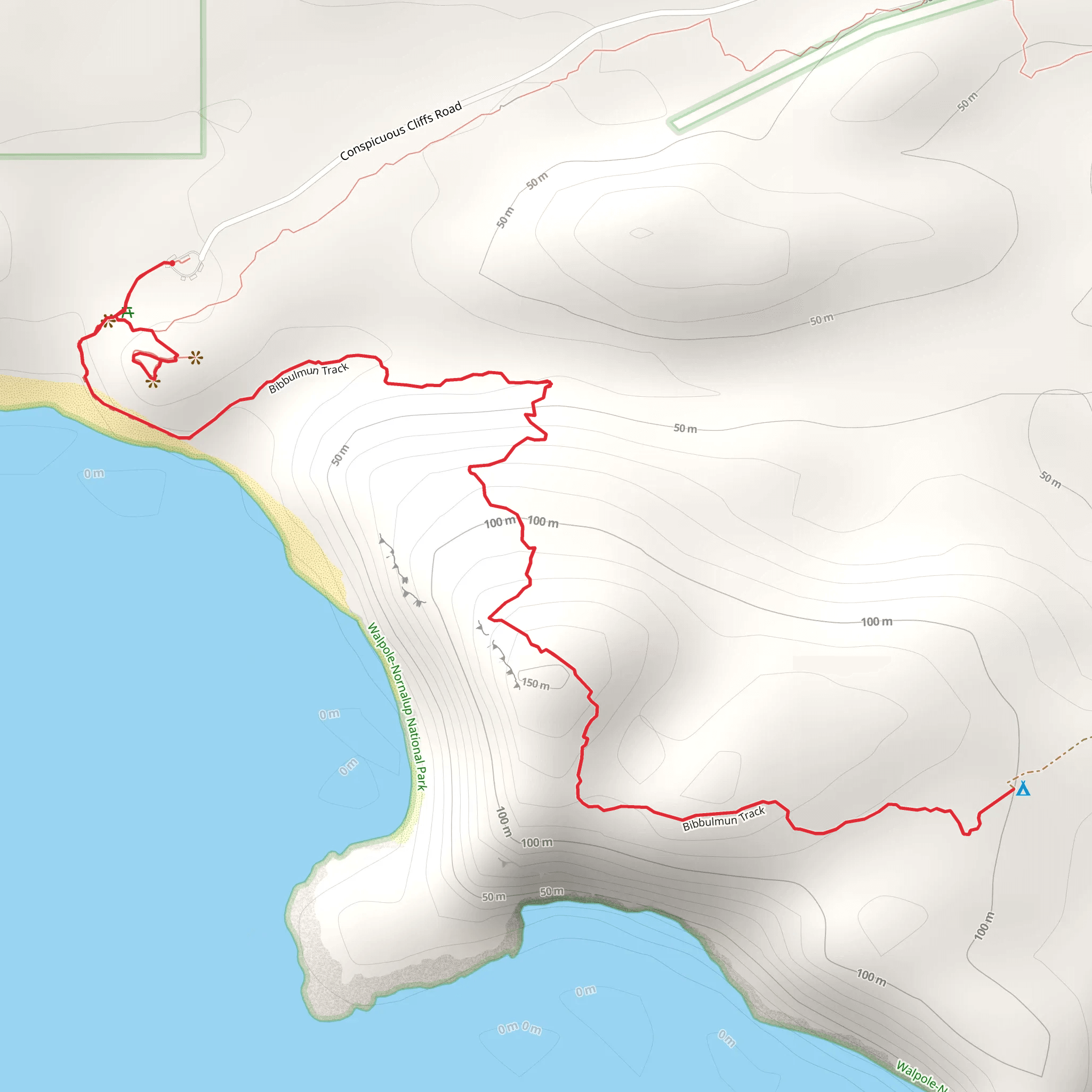 Conspicuous Beach to Rame Head Campsite mobile static map