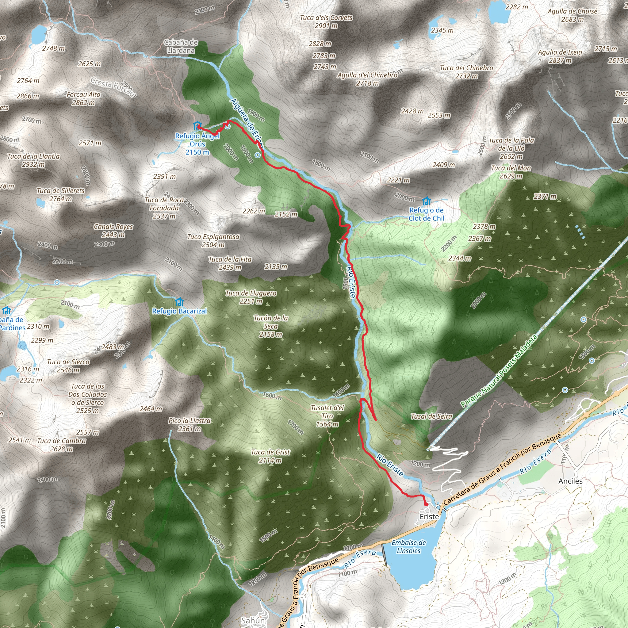 Eriste - Angel Orus Refuge PR HU 36 mobile static map