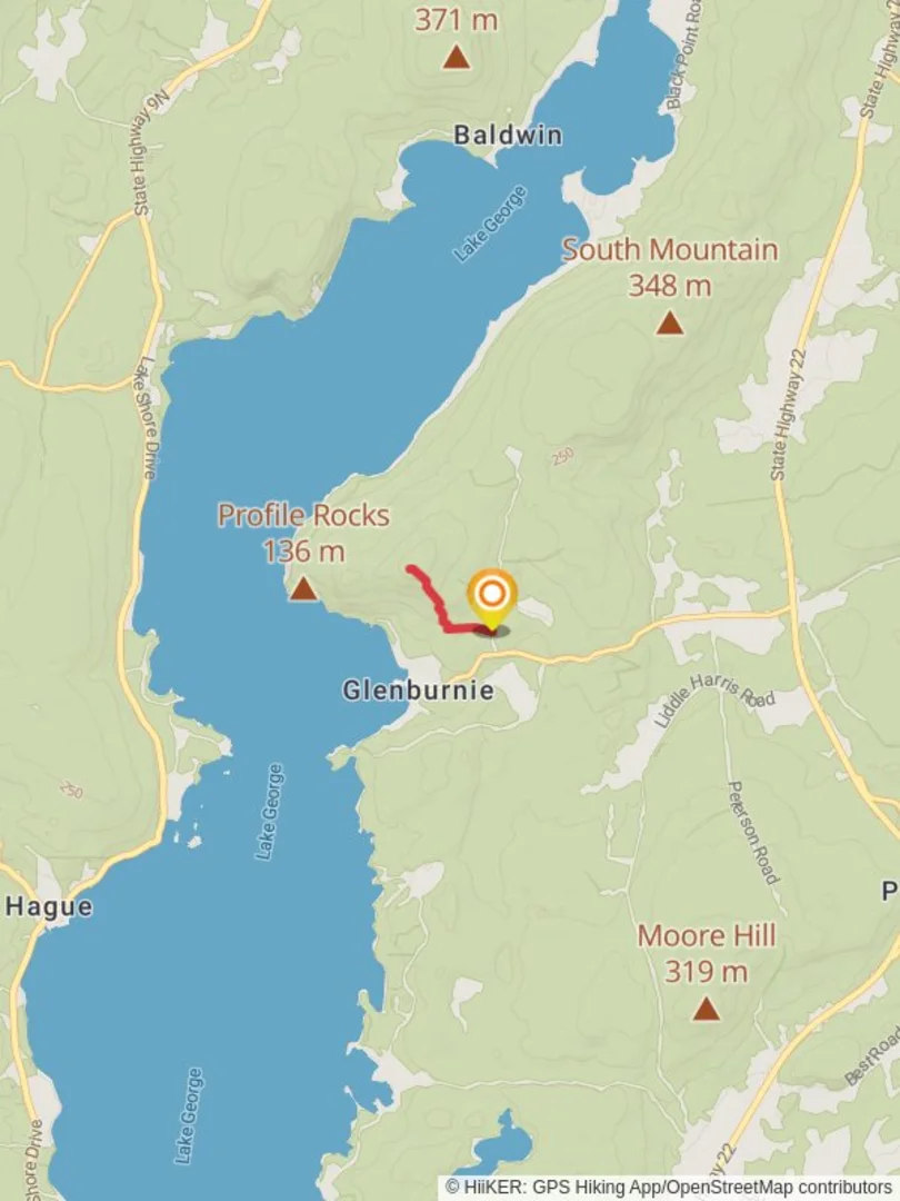 An image depicting the trail Record Hill Trail and its surrounding area.