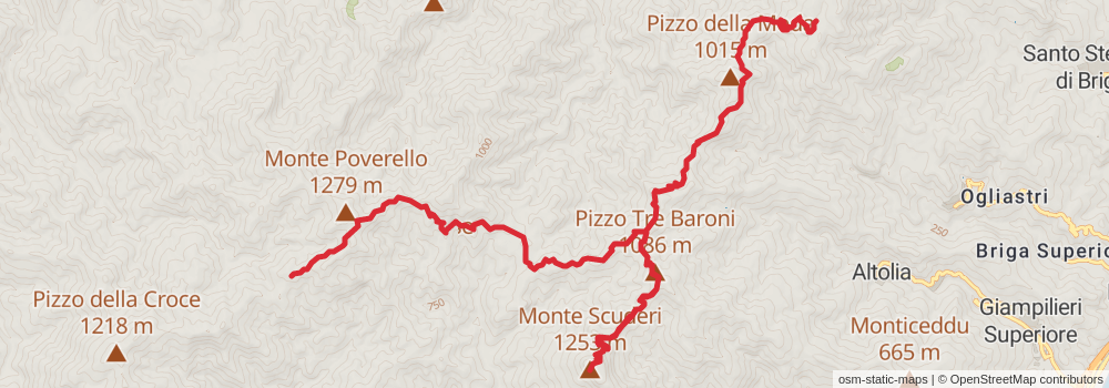 Sentiero Italia - Sicily Section stage 4 Map