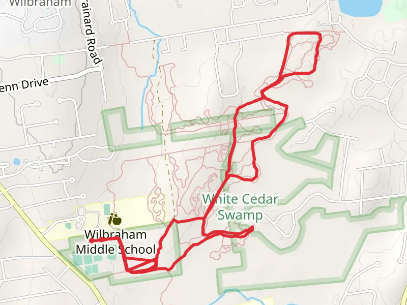 Stony Hill Loop near Ninemile Pond