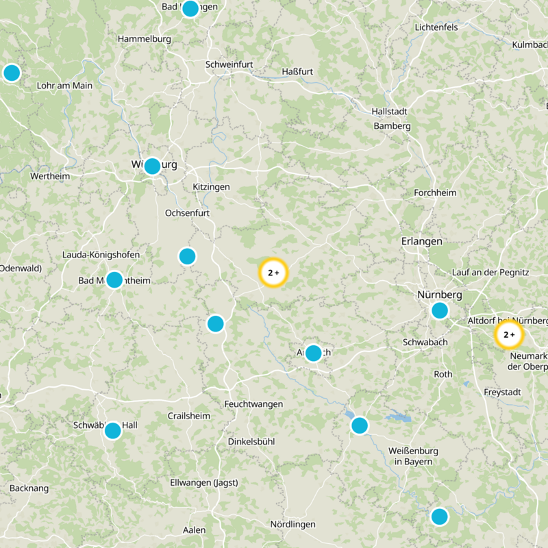Neustadt an der Aisch-Bad Windsheim Static Map