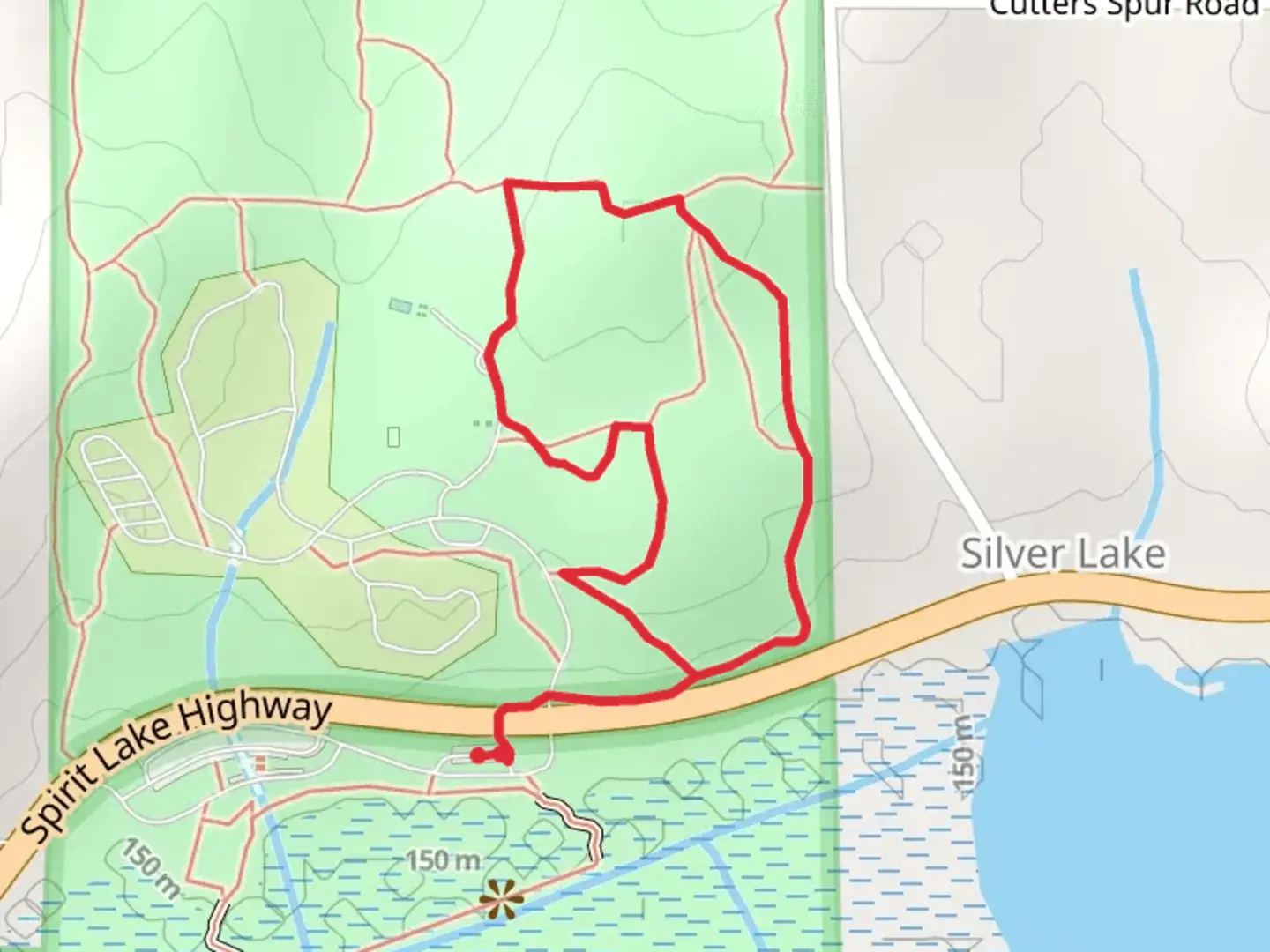 An image depicting the trail Seaquest 1A Loop and its surrounding area.