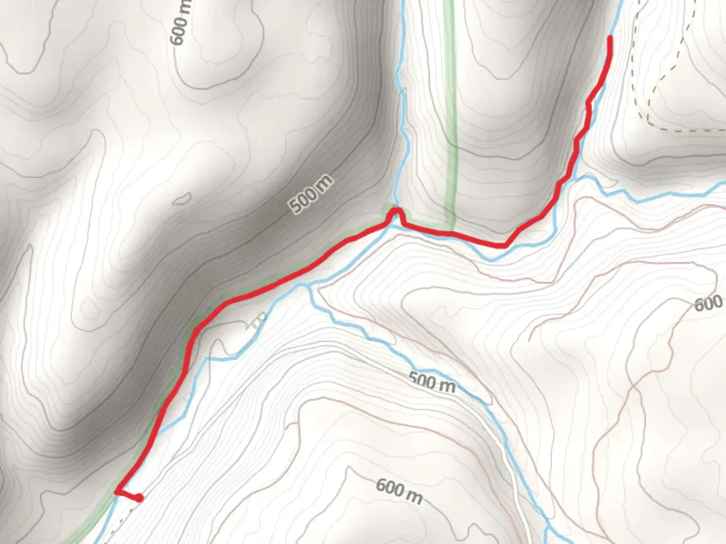 An image depicting the trail North Branch Rock Run Trail and its surrounding area.