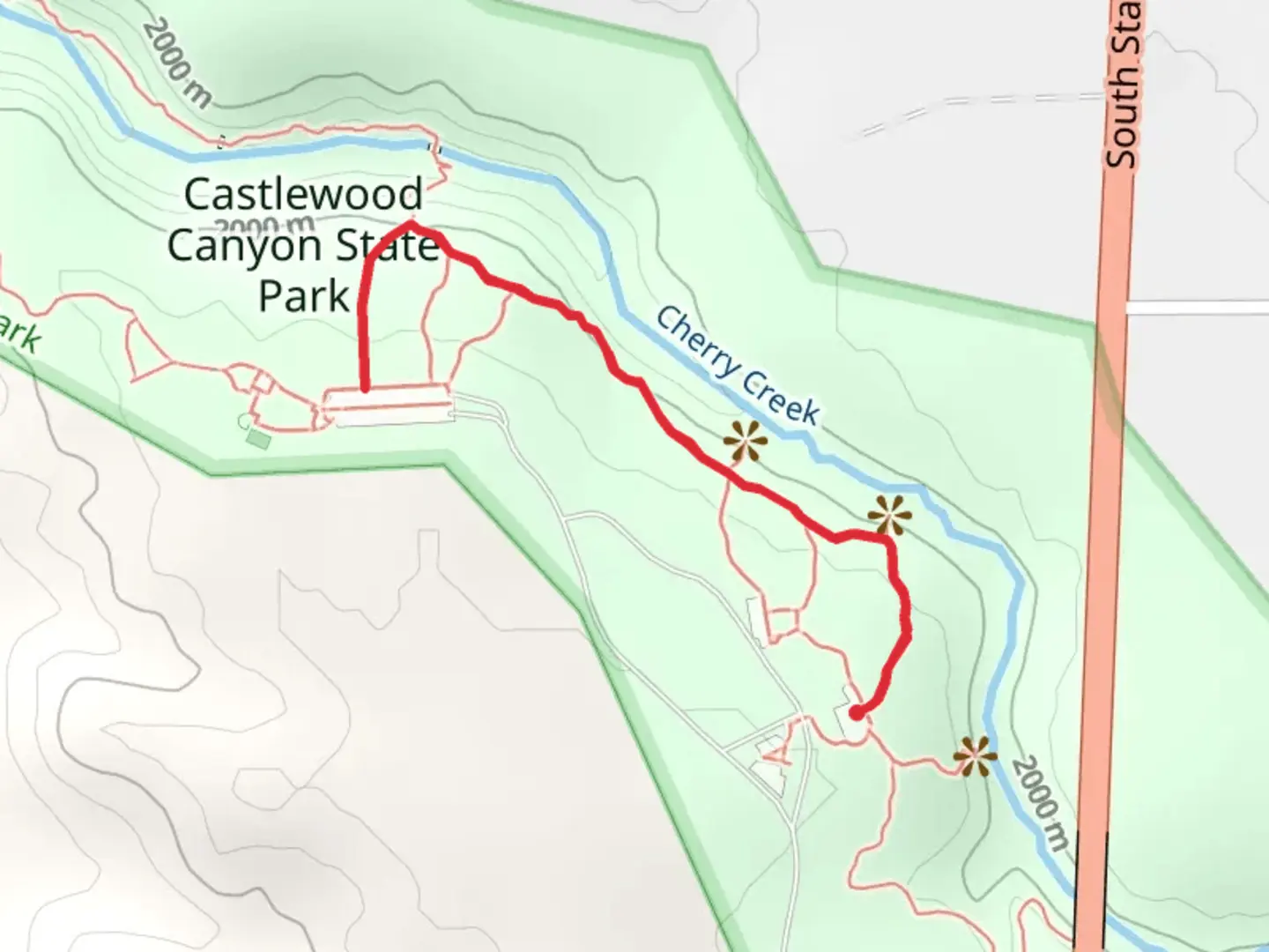 An image depicting the trail Canyon View Nature Trail and its surrounding area.