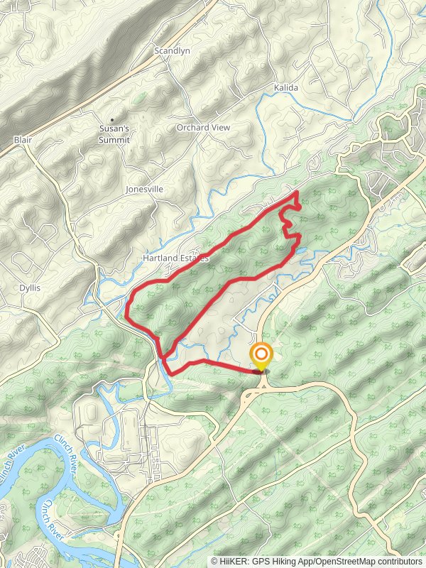 North Boundary Greenway Loop from Oak Ridge Turnpike