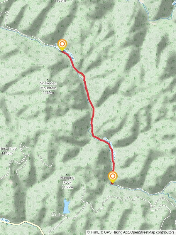 Walk along Cranberry River