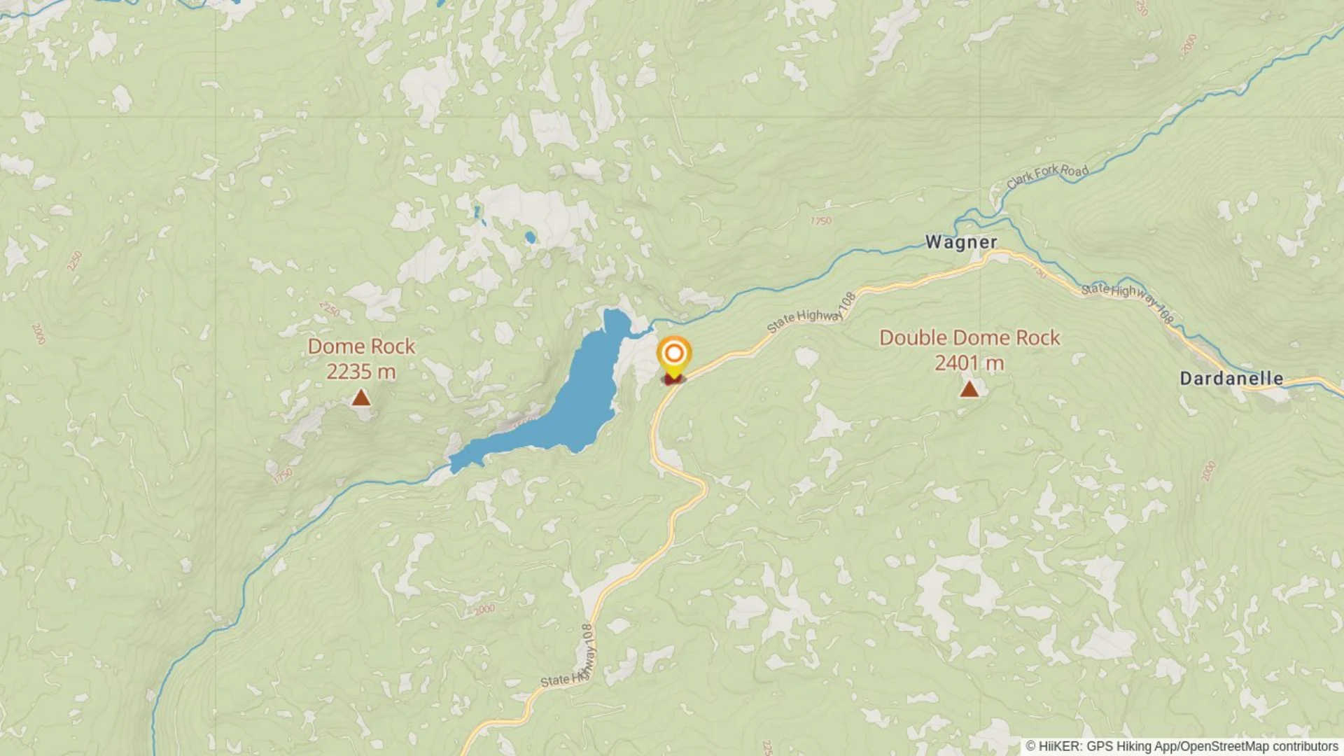 An image depicting the trail Donnell's Vista Overlook Loop and its surrounding area.