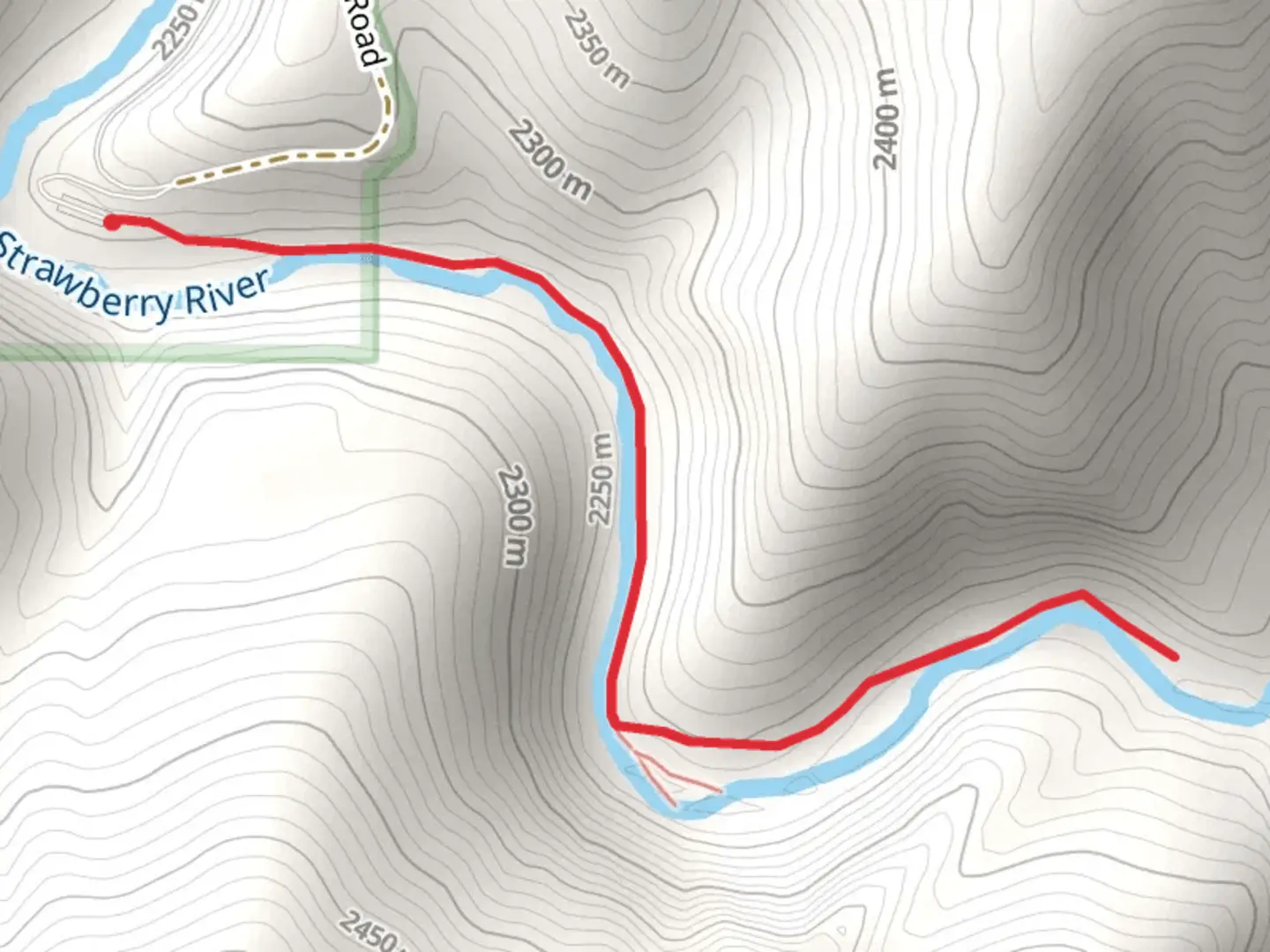 An image depicting the trail North Willow Trail Road and its surrounding area.