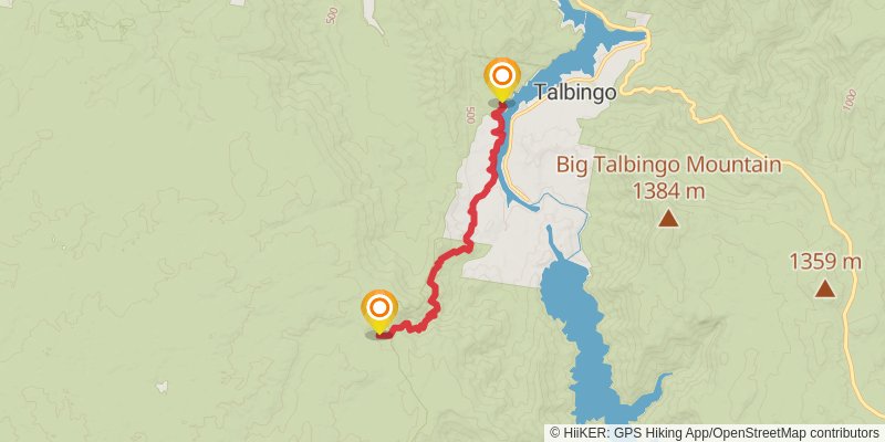 Hume And Hovell Track stage 11 Map