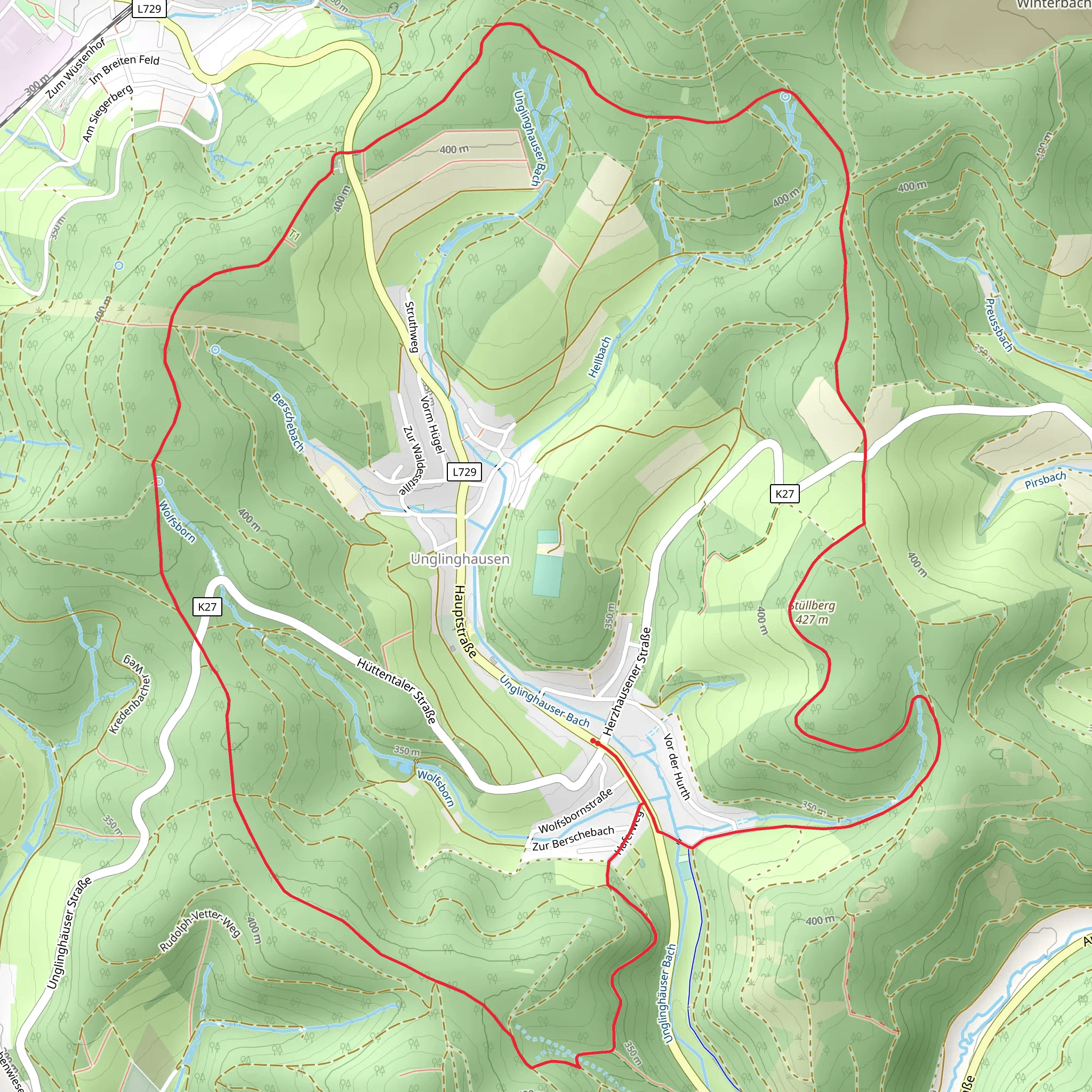 Onkelkueser Themen Rundweg mobile static map
