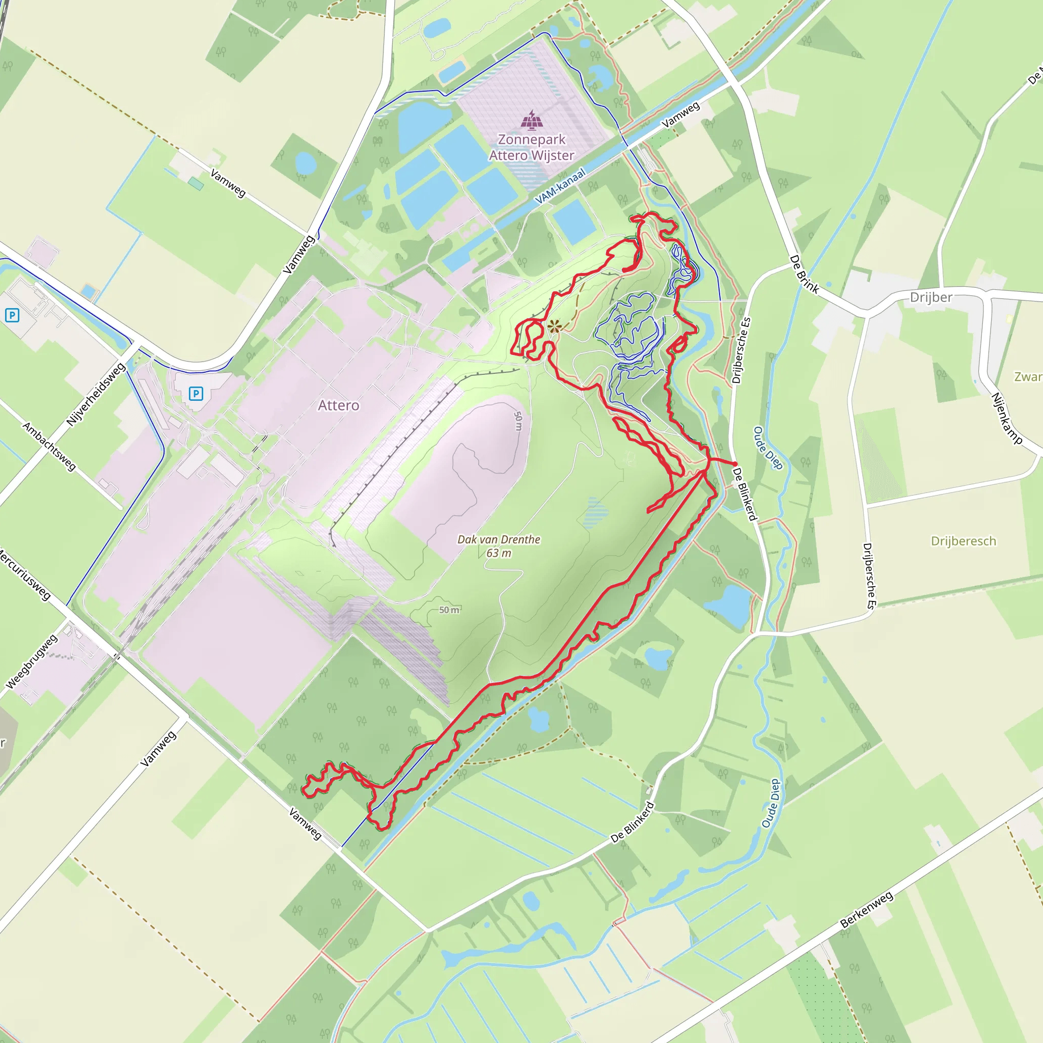 Bezoekerscentrum Loop mobile static map