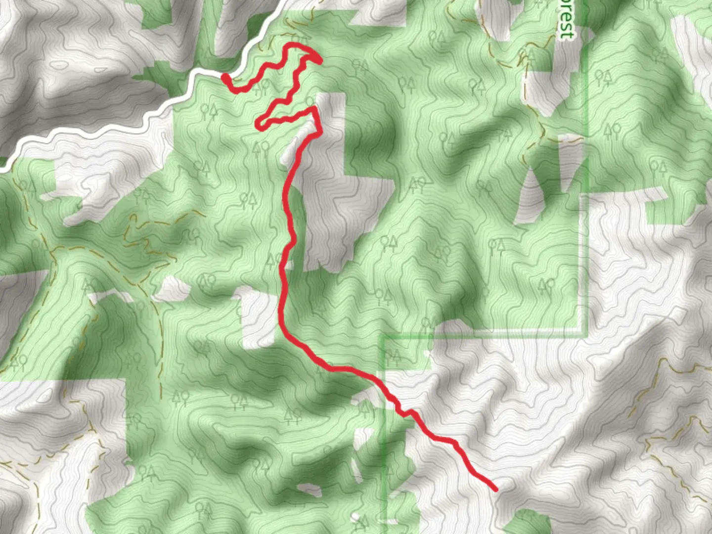 An image depicting the trail Minnow Creek Trail and its surrounding area.