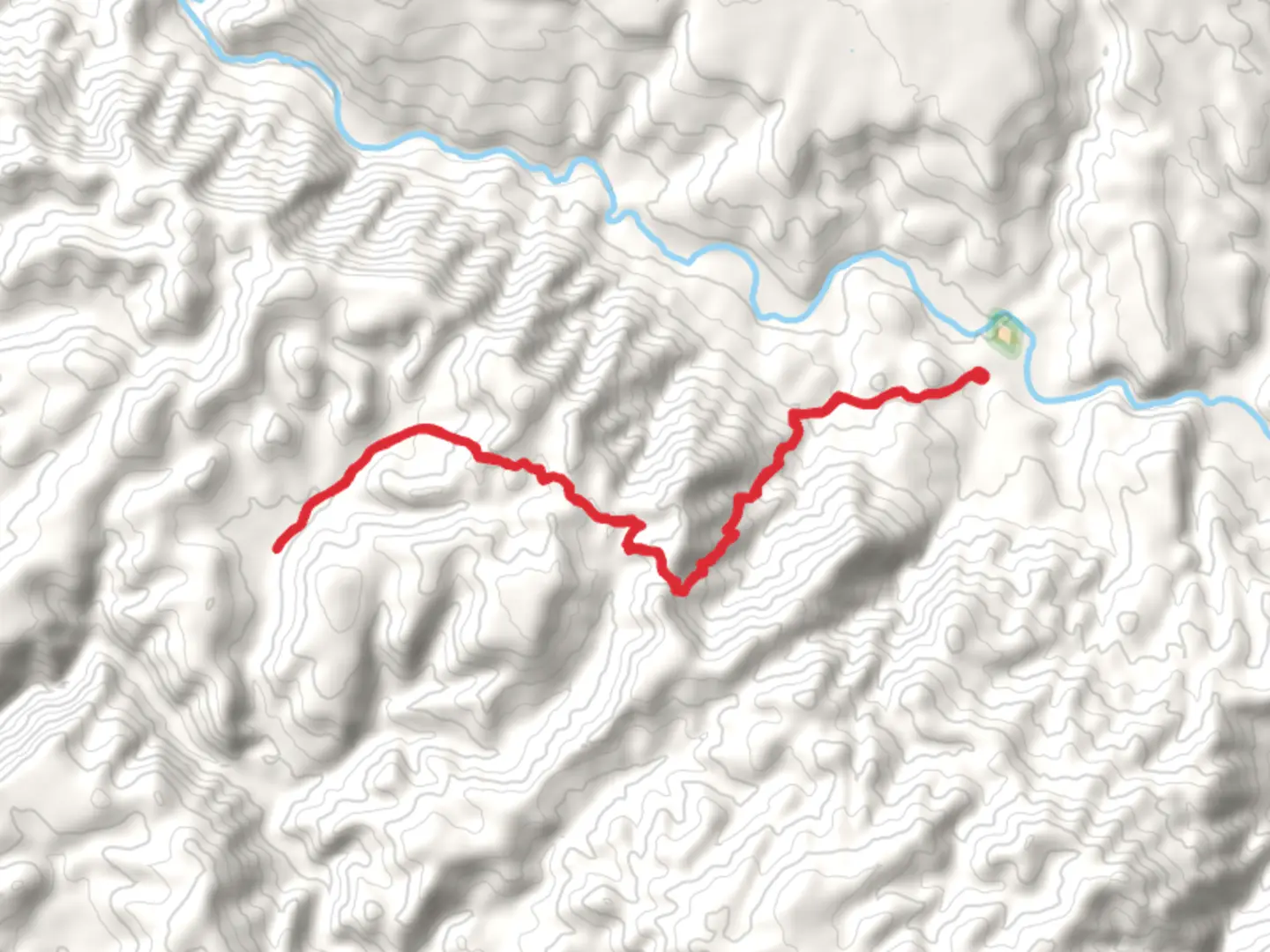 An image depicting the trail Bull Spring Trail and its surrounding area.