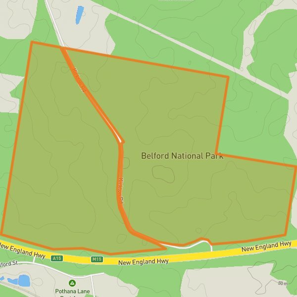 Belford National Park mobile static map
