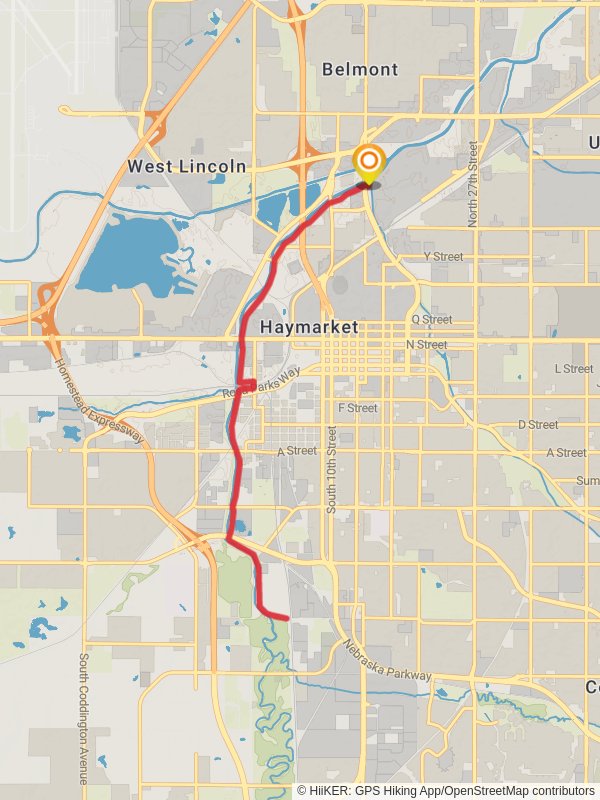 Salt Creek Levee Trail