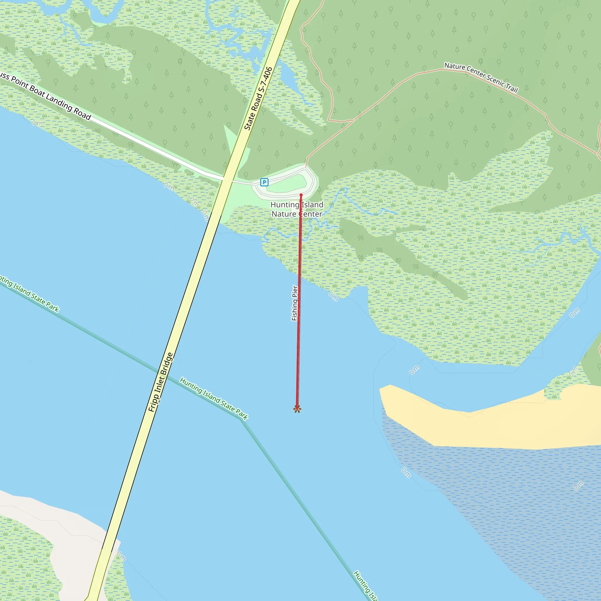 Fishing Pier mobile static map